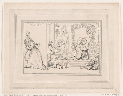 Comforts of Bath, plaat 6 door Thomas Rowlandson