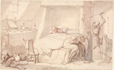 De Dood en de Losbandige door Thomas Rowlandson