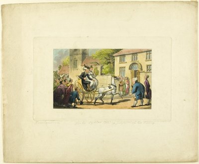 Doctor Syntax neemt bezit van zijn woning, uit De Tour van Doctor Syntax door Thomas Rowlandson