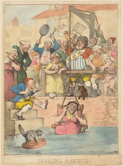 Een standje ontwijken door Thomas Rowlandson