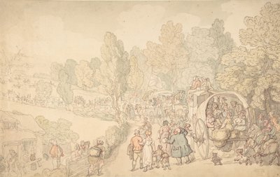 Fairlop Fair, Essex, ca. 1816 door Thomas Rowlandson