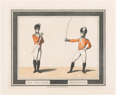 Halve Cirkel Bewaker, Middelste Bewaker, 1 september 1798 door Thomas Rowlandson