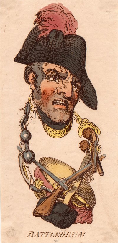 Hoofden: Battleorum door Thomas Rowlandson