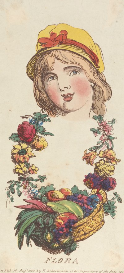 Koppen: Flora door Thomas Rowlandson