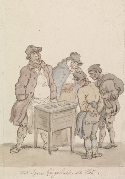 Pittige peperkoek, helemaal pittig door Thomas Rowlandson
