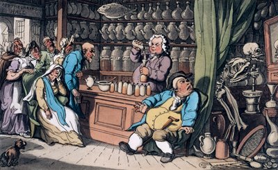 Ik heb een geheime kunst om elke kwaal te genezen, 1814 door Thomas Rowlandson