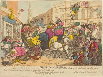De ellende van Londen door Thomas Rowlandson