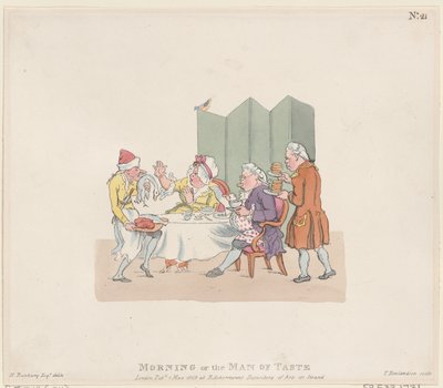 Ochtend, of, de Man van Smaak, 1 mei 1803 door Thomas Rowlandson