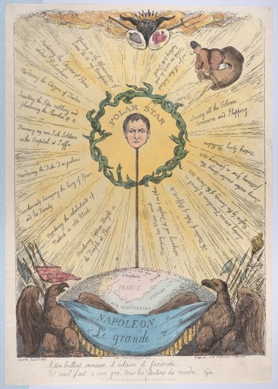 Napoleon Le Grande, 2 december 1813 door Thomas Rowlandson