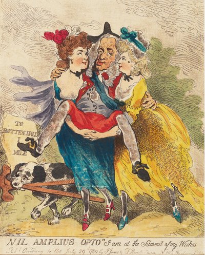 Nil Amplius Opto Ik ben op het toppunt van mijn wensen door Thomas Rowlandson