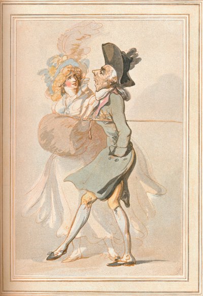 Old Q of een versleten losbol, ca. 1790 door Thomas Rowlandson
