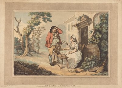 Rustieke verkering door Thomas Rowlandson