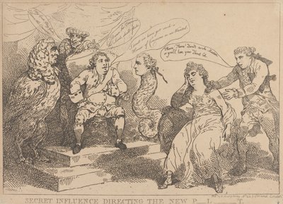 Verborgen krachten die het nieuwe parlement sturen door Thomas Rowlandson