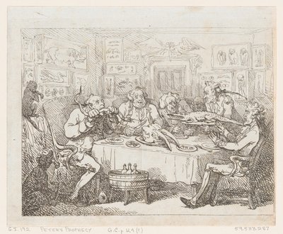 Sir Joseph Banks Staat Op Het Punt een Alligator te Eten 