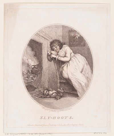 Sly-boots door Thomas Rowlandson