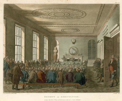 Maatschappij voor Landbouw door Thomas Rowlandson