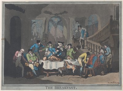 Het Ontbijt door Thomas Rowlandson