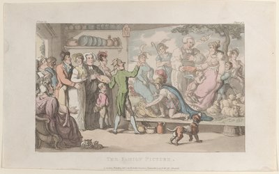 Het Familieportret, uit De Pastoor van Wakefield door Thomas Rowlandson
