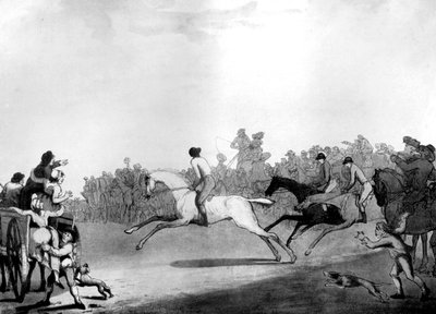 De hoog metaalachtige racer, 1789 door Thomas Rowlandson