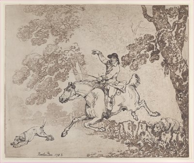 De Jager, 1785 door Thomas Rowlandson