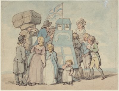 De Peep Show door Thomas Rowlandson