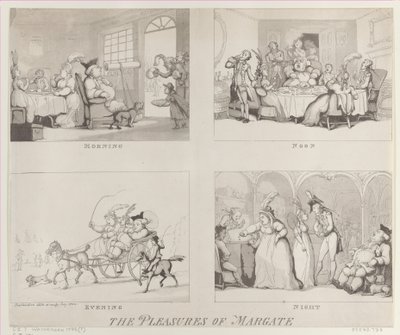 De Geneugten van Margate, 25 juli 1800 door Thomas Rowlandson