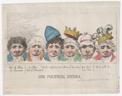 De Politieke Hydra, 26 december 1788 door Thomas Rowlandson