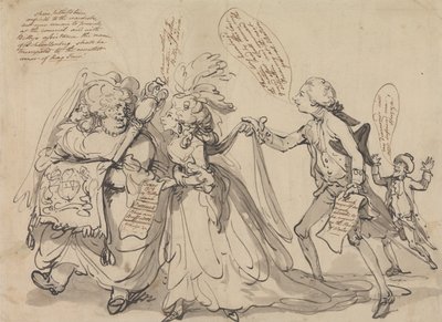 Het vooruitzicht dat voor ons ligt door Thomas Rowlandson