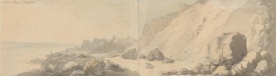 The Undercliff, Steephill, Isle of Wight door Thomas Rowlandson