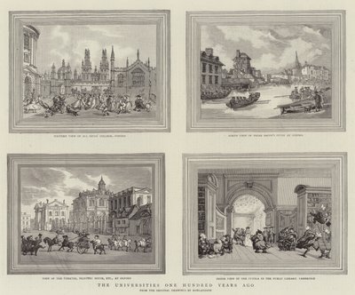 De Universiteiten Honderd Jaar Geleden door Thomas Rowlandson