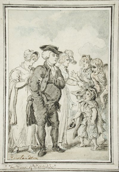 De dominee van Wakefield door Thomas Rowlandson