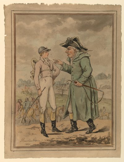 Trucs van de Turf, of, Regelen hoe een Race te Verliezen door Thomas Rowlandson