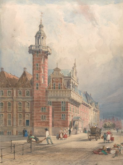 Stadhuis, Den Haag door Thomas Shotter Boys