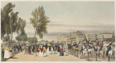 Londen Zoals Het Is: Hyde Park, nabij Grosvenor Gate door Thomas Shotter Boys