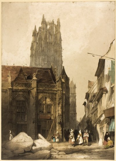 Pittoreske Architectuur in Parijs, Gent, Antwerpen, Rouen, enz. door Thomas Shotter Boys