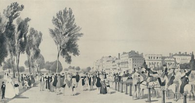 Maatschappij in Hyde Park, 1842 door Thomas Shotter Boys