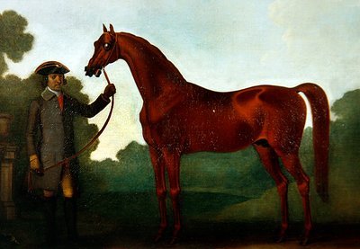 De Arabier van Mr. Charles Wilson met een stalknecht door Thomas Spencer