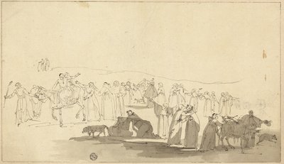 Canterbury Pelgrims door Thomas Stothard