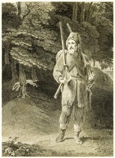 Robinson Crusoe op jacht uit 