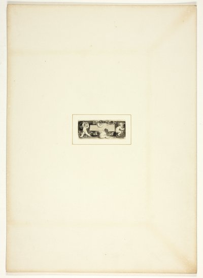 Studie voor een plaat uit De Triomfen van Temperament, in het 1796 Royal Engagements Pocket Book door Thomas Stothard