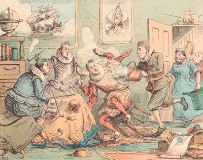 Sir Walter Raleighs pijp gedoofd door Thomas Strong Seccombe