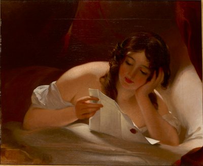 De Liefdesbrief door Thomas Sully