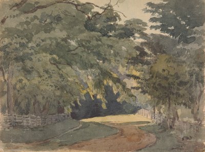 Met Bomen Omzoomde Laan door Thomas Sully