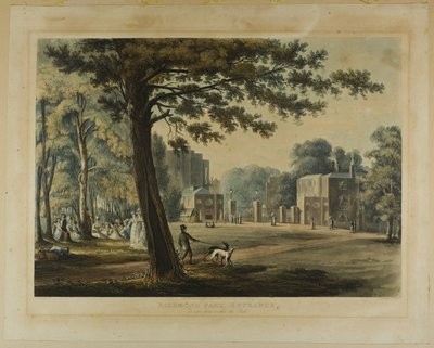 Ingang van Richmond Park door Thomas Sutherland