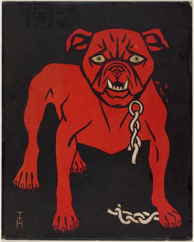 Die Simplicissimus-Bulldogge door Thomas Theodor Heine