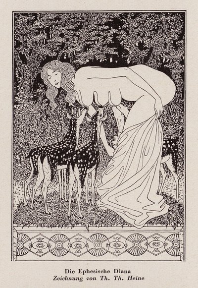 Efezische Diana door Thomas Theodor Heine