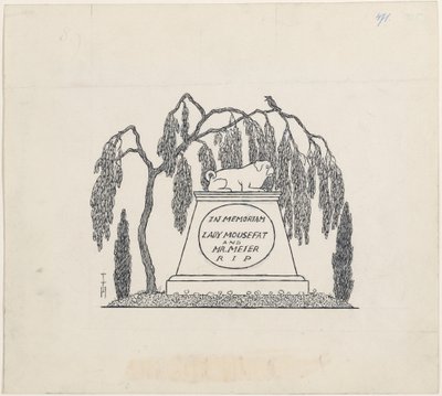 Mopsgraf door Thomas Theodor Heine