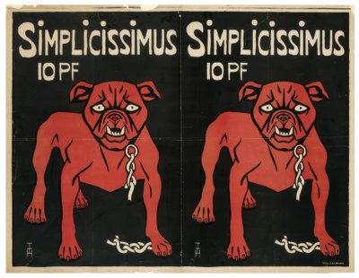 SIMPLICISSIMUS 10 PF door Thomas Theodor Heine
