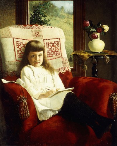 Mildred Wallace als jong meisje door Thomas Waterman Wood