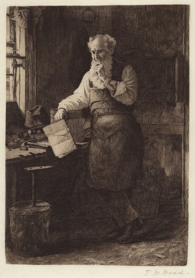 Er over nadenken door Thomas Waterman Wood
